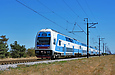 EJ675-02, поезд №730 Геническ - Харьков, на перегоне Геническ - Новоалексеевка