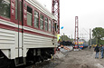 Электропоезда ЕПЛ9Т-013 и ЭР2-636/336 на станции Огульцы