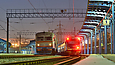 ЭР2-1041 та ЕПЛ2Т-033 на станції Харків-Левада