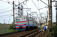 ЭР2-3045/3044 на станции Харьков-пассажирский в районе 3х-уровневой развязки следует в сторону станции Покотиловка