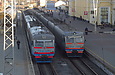 ЭР2Р-7033 и ЭР2Р-7036 на станции Харьков-Пассажирский