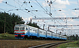 ЭР2Р-7036 в нечетной горловине станции Змиев