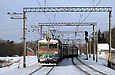 ЭР2Р-7044 поезд №6843 Лосево — Занки на станции Зеленый колодезь подходит к платформе