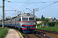 ЭР2Р-7070 поезд №7005 на станции Харьков-Грузовой прибывает на платформу Верещаковка-Левадская