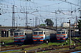 ЭР2Р-7072, ЭР2Р-7071 и ЭР2Р-7036 на станции Харьков-Пассажирский