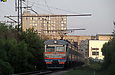 ЭР2Р-7071 на перегоне пост 18 км — Харьков-Балашовский в районе Коммунального путепровода