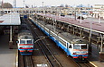 ЭР2-1318 и ЭР2Р-7073 на станции Харьков-Пассажирский