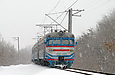 ЭР2-308 поезд №6816 Граково — Лосево на перегоне Рогань — Лосево в районе платформы Пятихатки