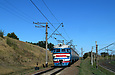 ЭР2-341 поезд №6691 Харьков — Красноград заходит на разъезд 10 км