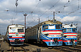 ЭР2Р-7044, ЭР2-342 и ЭР2-406 на станции Харьков-Пассажирский