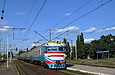 ЭР2-342 поезд №6915 на разъезде 8 км подъежает к о.п. Верещаковка-Балашовская