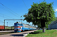 ЭР2-344 поезд №6163 Золочев - Харьков прибыл на станцию Харьков-Балашовский