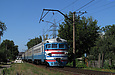 ЭР2-354 поезд №6167 Золочев — Харьков прибывает на станцию Харьков-Левада