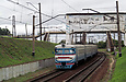 ЭР2-548 поезд №6325 на станции Харьков-Пассажирский отправляется от платформы Новоселовка