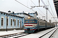 ЭР2-548 поезд №6914 Огульцы — Харьков перед отправлением от станции Люботин