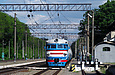 ЭР2-582 поезд №6165 Харьков — Мерчик прибыл на станцию Мерчик