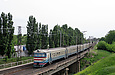 ЭР2-636/336 поезд №6222 Мерчик — Харьков на перегоне Люботин — Новая Бавария в районе платформы Водяное