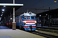 ЭР2-872/870 поезд №6683 Харьков — Красноград перед отправлением от станции Харьков-Пассажирский