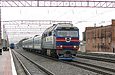 ТЭП70-0047 с поездом №178 Кременчуг - Харьков на станции Огульцы