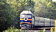 ТЭП70-0080 с пассажирским поездом на перегоне Максимовка - Мерчик