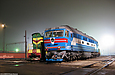 ТЭП70-0170 в депо Основа