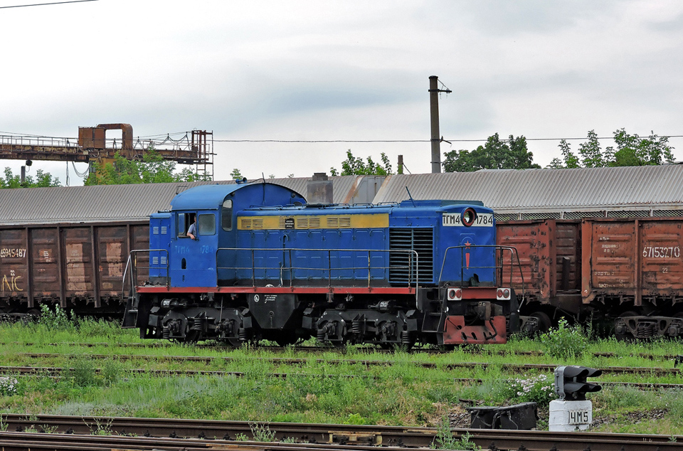 ТГМ4-1784 на станции Харьков-Балашовский