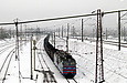 ВЛ82м-038 с грузовым поездом на станции Харьков-Пассажирский
