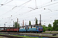 ВЛ82м-038 с грузовым поездом на станции Основа