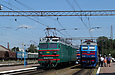 ВЛ82м-043 и ЧС7-131 на станции Харьков-Балашовский