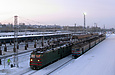 ВЛ82м-050 и ЭР2Т #7106 на станции Харьков-Пассажирский