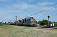 ВЛ82м-071 с грузовым поездом на перегоне Терновое - Основа
