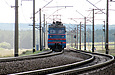 ВЛ82м-074 с грузовым поездом на перегоне Основа — Терновое