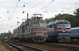 ВЛ82м-076 и ТЭП70-0170 на станции Харьков-Пассажирский