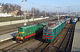 ВЛ82м-077 и ЧМЭ3Т-6616 на станции Харьков-Пассажирский
