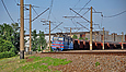 ВЛ82м-087 с грузовым поездом на перегоне Основа - Терновая