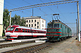 ЕПЛ9Т-015 и ВЛ82м-089 на станции Полтава-Южная