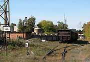 Граница между станцией Гуты и подъездными путями Первухинского сахарного завода