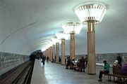 Центральный зал станции "Центральный рынок"