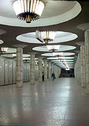 Центральный зал станции "Индустриальная" (имени А.С. Масельского)
