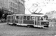 Tatra-К2 #1924 поворачивает с площади Советской Украины (сейчас пл. Конституции) на Московский проспект