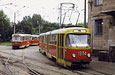 Tatra-K2SU #1934 и Tatra-T3SU #1707 в Коминтерновском трамвайном депо