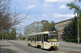КТМ-19КТ #3102 7-го маршрута во въезде Чапаева возле пересечения с улицей Примакова