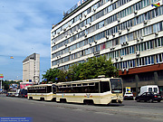 КТМ-19КТ #3103-3102 6-го маршрута на улице Полтавский шлях перед поворотом на улицу Красноармейскую