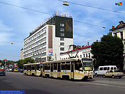 КТМ-19КТ #3103-3102 6-го маршрута на улице Полтавский шлях возле площади Милиционера