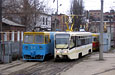 КТМ-19КТ #3107 и электровоз Э-3 в Коминтерновском трамвайном депо