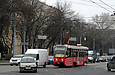 КТМ-19КТ #3108 6-го маршрута на Московском проспекте перед поворотом на улицу Академика Павлова