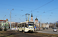 КТМ-19КТ #3110 6-го маршрута поворачивает с Пролетарской площади на площадь Розы Люксембург