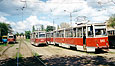 КТМ-5M3 #873 и #849 в открытом парке Депо №1 (бывшее Ленинское трамвайное депо)
