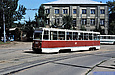 КТМ-5M3 #847 12-го маршрута в Лосевском переулке возле Ленинского трамвайного депо