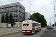 МТВ-82 #055 12-го маршрута на улице Сумской отправился от остановки "Детская железная дорога"
